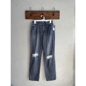 Universal Thread Vintage Straight Distressed Sulfur Gray Denim Jeans – Size 4